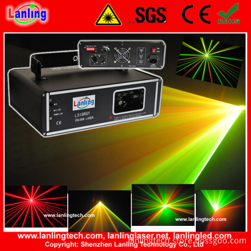 PRO 150mw RGY DMX Mini Laser Stage Lighting